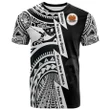Polynesian Guinea T-Shirt Kid - Moana Maui Tattoo With Coat Of Arm Guinea White - BN17