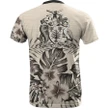 Barbados T-Shirt The Beige Hibiscus A7
