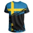 Sweden T Shirt Customized K5