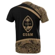 Guam Micronesia T-Shirt Gold - Round Style - J1