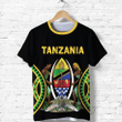 Tanzania T Shirt Maasai Shield K4