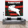 South Sydney Rabbitohs Tapestry Anzac Day Poppy Flower Vibes A7