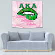 1sttheworld Tapestry - AKA Sororities Lips - Special Version Tapestry A7
