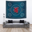 Scotland Celtic Tapestry - Celtic Compass With Scottish Lion - BN23