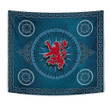 Scotland Celtic Tapestry - Celtic Compass With Scottish Lion - BN23
