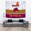 Brisbane Broncos Tapestry Anzac Day Simple Style - White A7