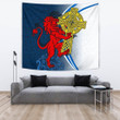 Scotland Tapestry - Scottish Lion With Celtic Cross - BN12