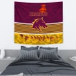 Brisbane Broncos Tapestry Anzac Day Simple Style - Maroon A7