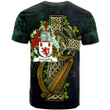 1sttheworld Ireland T-Shirt - McCauley Irish Family Crest and Celtic Cross A7