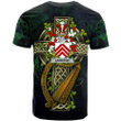 1sttheworld Ireland T-Shirt - Langton Irish Family Crest and Celtic Cross A7