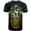 1sttheworld Ireland T-Shirt - Perkins Irish Family Crest and Celtic Cross A7