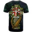 1sttheworld Ireland T-Shirt - Grady or O'Grady Irish Family Crest and Celtic Cross A7