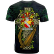1sttheworld Ireland T-Shirt - Pennefather Irish Family Crest and Celtic Cross A7