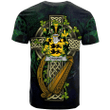 1sttheworld Ireland T-Shirt - OÔøΩÔøΩÔøΩNeill Irish Family Crest and Celtic Cross A7
