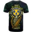 1sttheworld Ireland T-Shirt - House of MACCOSTELLO Irish Family Crest and Celtic Cross A7