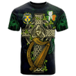 1sttheworld Ireland T-Shirt - House of MACCOSTELLO Irish Family Crest and Celtic Cross A7