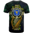 1sttheworld Ireland T-Shirt - House of MACCOLGAN Irish Family Crest and Celtic Cross A7