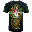 1sttheworld Ireland T-Shirt - McGowan or McGouan Irish Family Crest and Celtic Cross A7