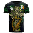 1sttheworld Ireland T-Shirt - Foster Irish Family Crest and Celtic Cross A7