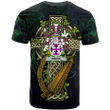 1sttheworld Ireland T-Shirt - Riggs Irish Family Crest and Celtic Cross A7
