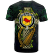 1sttheworld Ireland T-Shirt - House of O'MALLEY Irish Family Crest and Celtic Cross A7
