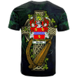 1sttheworld Ireland T-Shirt - Mackin Irish Family Crest and Celtic Cross A7