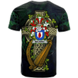 1sttheworld Ireland T-Shirt - Mulrony or O'Mulroney Irish Family Crest and Celtic Cross A7