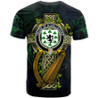 1sttheworld Ireland T-Shirt - House of O'GALLAGHER Irish Family Crest and Celtic Cross A7