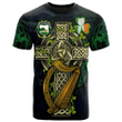 1sttheworld Ireland T-Shirt - House of O'CALLAGHAN Irish Family Crest and Celtic Cross A7