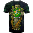 1sttheworld Ireland T-Shirt - McManus Irish Family Crest and Celtic Cross A7