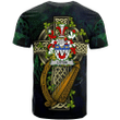 1sttheworld Ireland T-Shirt - Litton Irish Family Crest and Celtic Cross A7