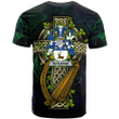 1sttheworld Ireland T-Shirt - Rutledge Irish Family Crest and Celtic Cross A7