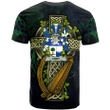 1sttheworld Ireland T-Shirt - Coey or McCoey Irish Family Crest and Celtic Cross A7