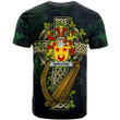 1sttheworld Ireland T-Shirt - Worthing Irish Family Crest and Celtic Cross A7