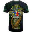 1sttheworld Ireland T-Shirt - Winch Irish Family Crest and Celtic Cross A7