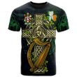 1sttheworld Ireland T-Shirt - Behan Irish Family Crest and Celtic Cross A7
