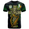 1sttheworld Ireland T-Shirt - House of MACGERAGHTY Irish Family Crest and Celtic Cross A7