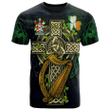 1sttheworld Ireland T-Shirt - McClintock Irish Family Crest and Celtic Cross A7