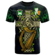 1sttheworld Ireland T-Shirt - House of TULLY (MACATILLA)) Irish Family Crest and Celtic Cross A7