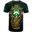 1sttheworld Ireland T-Shirt - House of TULLY (MACATILLA)) Irish Family Crest and Celtic Cross A7