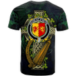 1sttheworld Ireland T-Shirt - House of O'HEYNE Irish Family Crest and Celtic Cross A7