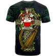 1sttheworld Ireland T-Shirt - Leeson Irish Family Crest and Celtic Cross A7