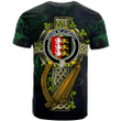 1sttheworld Ireland T-Shirt - House of O'GRADY Irish Family Crest and Celtic Cross A7