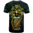 1sttheworld Ireland T-Shirt - Best Irish Family Crest and Celtic Cross A7