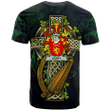 1sttheworld Ireland T-Shirt - Leahy or O'Lahy Irish Family Crest and Celtic Cross A7