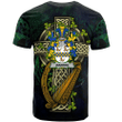 1sttheworld Ireland T-Shirt - Warren Irish Family Crest and Celtic Cross A7