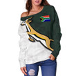 South Africa Springboks Forever Off Shoulder Sweater K4 | Lovenewzealand.co