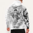 1sttheworld Clothing - Zimbabwe Hoodie Jesus Pray and The Lion of Judah A7
