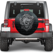 1sttheworld Spare Tire Cover - Vikings Victory Or Valhalla Drakkar Cyan Spare Tire Cover A7