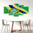 1sttheworld Canvas Wall Art - Brazil Special Flag Canvas Wall Art | africazone.store

